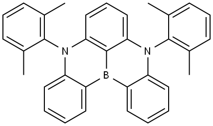 5H,9H-[1,4]Benzazaborino[2,3,4-kl]phenazaborine, 5,9-bis(2,6-dimethylphenyl)- Structure