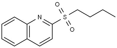 2-(Butylsulfonyl)quinoline Structure