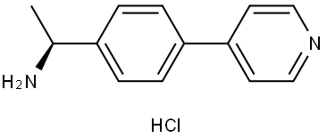 (S)-1-(4-(pyridin-4-yl)phenyl)ethan-1-amine hydrochloride Structure