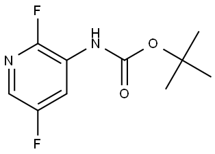 (2,5-Difluoro-pyridin-3-yl)-carbamic acid tert-butyl ester Structure