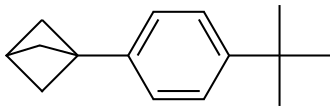 1-[4-(1,1-Dimethylethyl)phenyl]bicyclo[1.1.1]pentane Structure