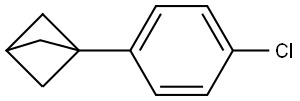 1-(4-Chlorophenyl)bicyclo[1.1.1]pentane Structure