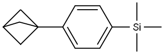 1-[4-(Trimethylsilyl)phenyl]bicyclo[1.1.1]pentane Structure