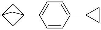 1-(4-Cyclopropylphenyl)bicyclo[1.1.1]pentane Structure