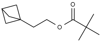 2-Bicyclo[1.1.1]pent-1-ylethyl 2,2-dimethylpropanoate Structure