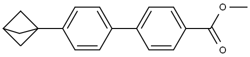 Methyl 4′-bicyclo[1.1.1]pent-1-yl[1,1′-biphenyl]-4-carboxylate Structure