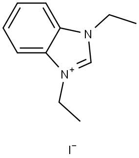 1,3-Diethyl-1H-benzo[d]imidazol-3-ium iodide Structure