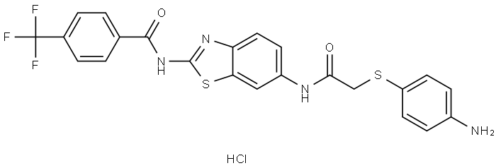 ZM223 hydrochloride Structure