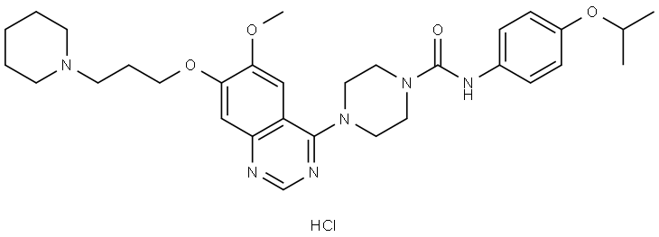 Tandutinib (hydrochloride) Structure