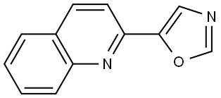 5-(quinolin-2-yl)oxazole 구조식 이미지