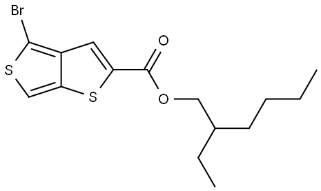 2-ethylhexyl 4-bromothieno[3,4-b]thiophene-2-carboxylate Structure