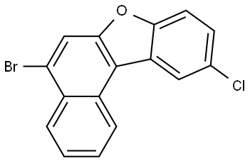 Benzo[b]naphtho[1,2-d]furan, 5-bromo-10-chloro- Structure