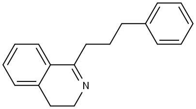 1-(3-Phenylpropyl)-3,4-dihydroisoquinoline Structure