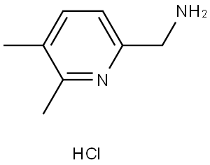 (5,6-Dimethylpyridin-2-yl)methanamine hydrochloride Structure