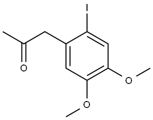 1-(2-iodo-4,5-dimethoxyphenyl)propan-2-one Structure