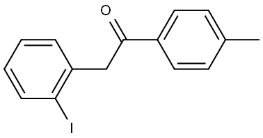 2-(2-iodophenyl)-1-(p-tolyl)ethan-1-one Structure