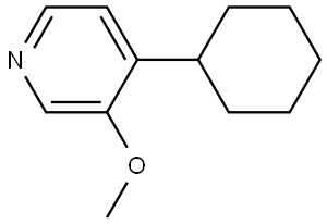 4-Cyclohexyl-3-methoxypyridine Structure