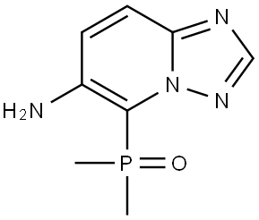 (6-Amino-[1,2,4]triazolo[1,5-a]pyridin-5-yl)dimethylphosphine oxide Structure