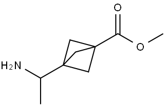 methyl 3-(1-aminoethyl)bicyclo[1.1.1]pentane-1-carboxylate Structure