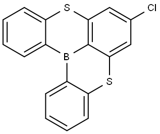 [1,4]Benzothiaborino[2,3,4-kl]phenothiaborin, 7-chloro- Structure