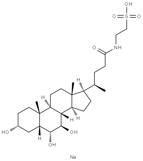 Tauro-ω-muricholic Acid (sodium salt) Structure