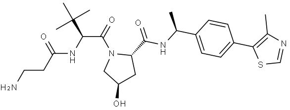 (S,R,S)-AHPC-Me-C2-NH2 Structure