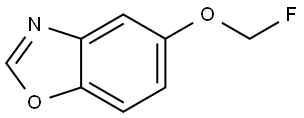 5-(fluoromethoxy)-1,3-benzoxazole Structure