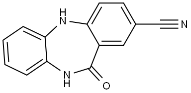 11-oxo-10,11-dihydro-5H-dibenzo[b,e][1,4]diazepine-2-carbonitrile Structure