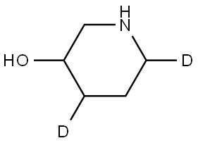 piperidin-4,6-d2-3-ol Structure