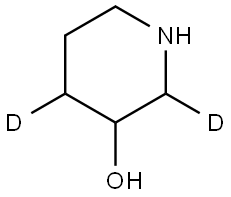 piperidin-2,4-d2-3-ol 구조식 이미지