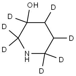 piperidin-2,2,3,4,5,6,6-d7-3-ol Structure