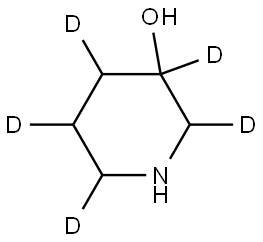 piperidin-2,3,4,5,6-d5-3-ol Structure