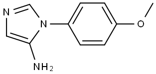 1-(4-methoxyphenyl)-1H-imidazol-5-amine Structure