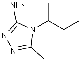 4-(sec-butyl)-5-methyl-4H-1,2,4-triazol-3-amine Structure