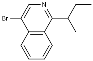 4-bromo-1-(sec-butyl)isoquinoline Structure