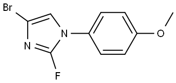 4-bromo-2-fluoro-1-(4-methoxyphenyl)-1H-imidazole Structure