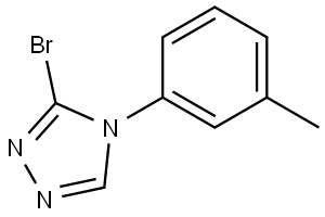 3-bromo-4-(m-tolyl)-4H-1,2,4-triazole Structure