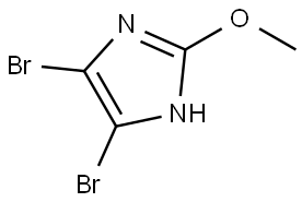 4,5-dibromo-2-methoxy-1H-imidazole Structure