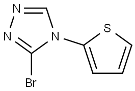 3-bromo-4-(thiophen-2-yl)-4H-1,2,4-triazole Structure