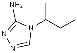4-(sec-butyl)-4H-1,2,4-triazol-3-amine Structure
