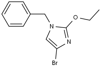 1-benzyl-4-bromo-2-ethoxy-1H-imidazole Structure