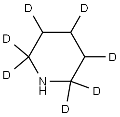 piperidine-2,2,3,4,5,6,6-d7 Structure