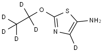 2-(ethoxy-d5)thiazol-4-d-5-amine Structure
