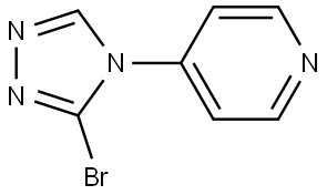 4-(3-bromo-4H-1,2,4-triazol-4-yl)pyridine 구조식 이미지