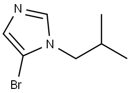 5-bromo-1-isobutyl-1H-imidazole Structure