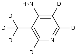 3-(methyl-d3)pyridin-2,5,6-d3-4-amine Structure