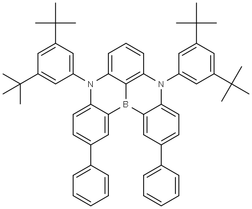 C58H61BN2 Structure