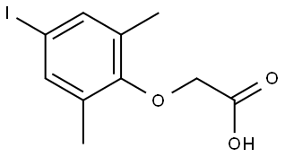 2-(4-Iodo-2,6-dimethylphenoxy)acetic acid Structure