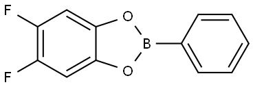 5,6-Difluoro-2-phenyl-1,3,2-benzodioxaborole Structure