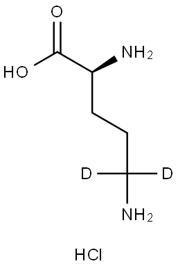 L-ORNITHINE:HCL(5,5-D2, 98%) Structure